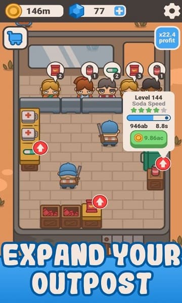 IDLE Outpost Mod APK Unlimited Money